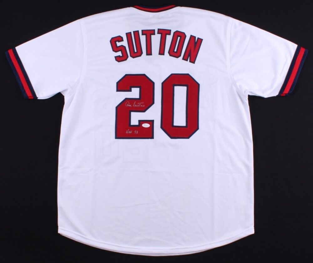 Don Sutton Signed Angels Jersey Inscribed HOF 98 (JSA COA) 4×All-Star Pitcher