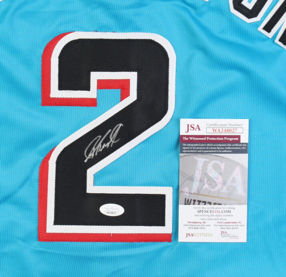 Jazz Chisholm Jr Signed Florida Marlins Jersey (JSA COA) Miami 2nd Baseman
