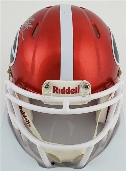 Nolan Smith Jr. Signed Georgia Bulldogs Mini Helmet (JSA COA) Eagles Linebacker