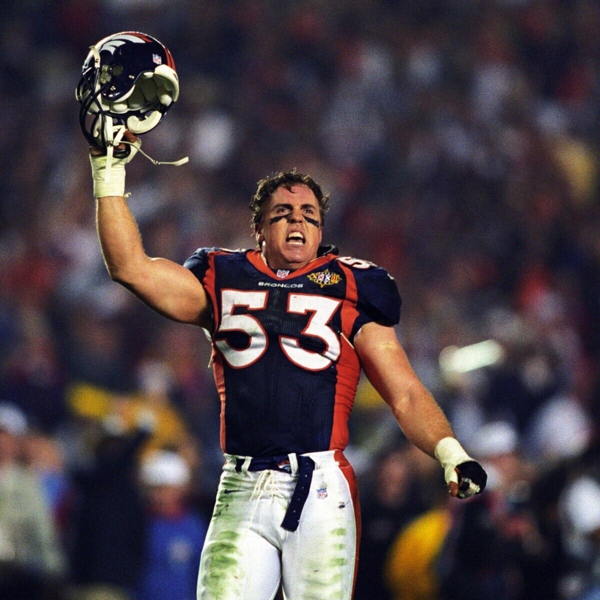 Bill Romanowski Signed Denver Broncos Mini-Helmet JSA COA/ 2xPro Bowl Linebacker
