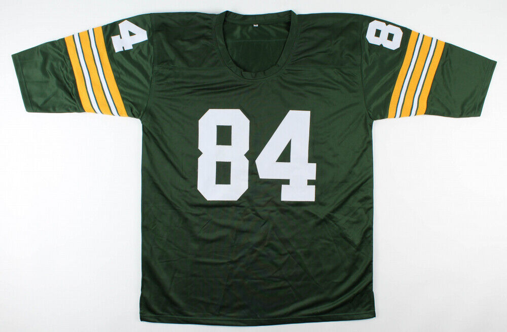 Carroll Dale Signed Packers Jersey Inscribed SB I+ II Champs (Playball Ink Holo)