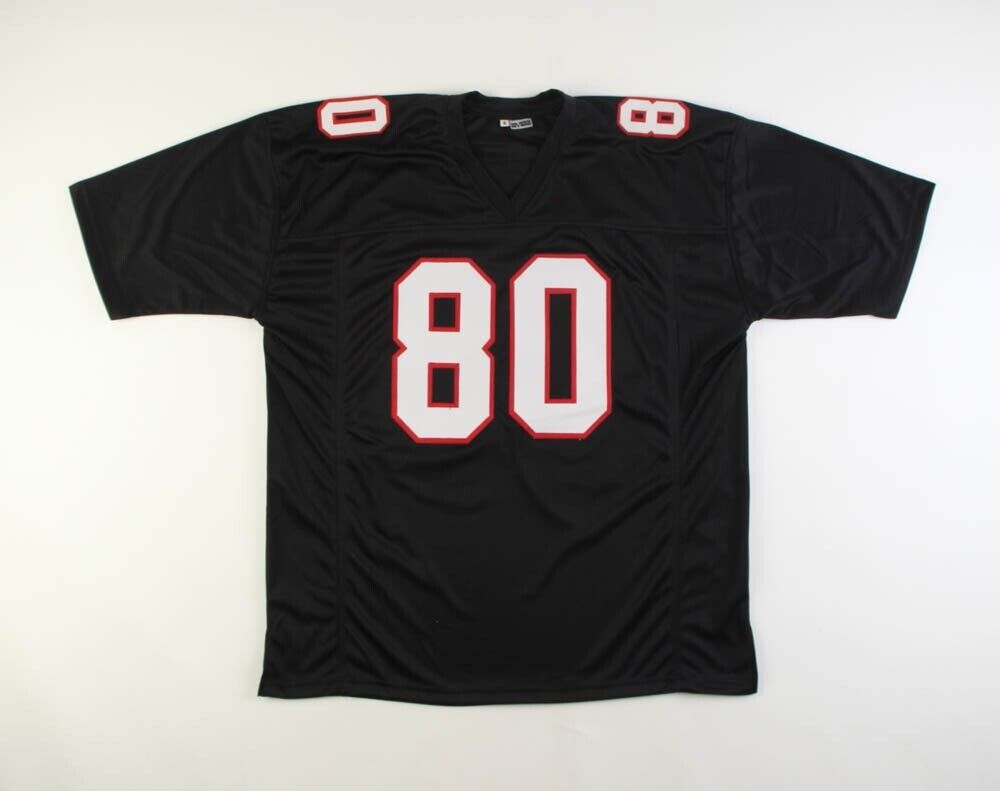 Andre Rison Signed Atlanta Falcons Jersey Inscribed Bad Moon (JSA) 5xPro Bowl WR