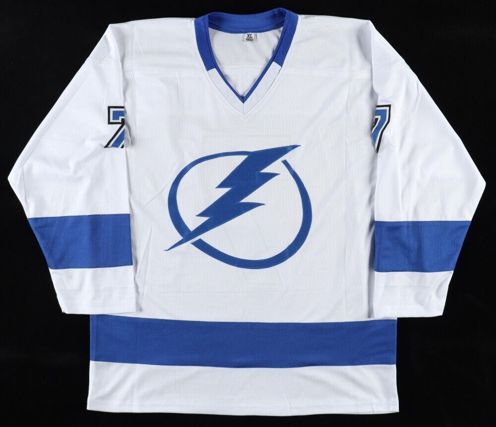 Mathieu Joseph Signed Tampa Bay Lightning Jersey (PSA) 2xStanley Cup Champion