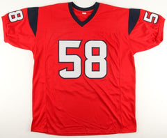 Brooks Reed Signed Texans Jersey (JSA) All Pro Defensive End / Atlanta Falcons
