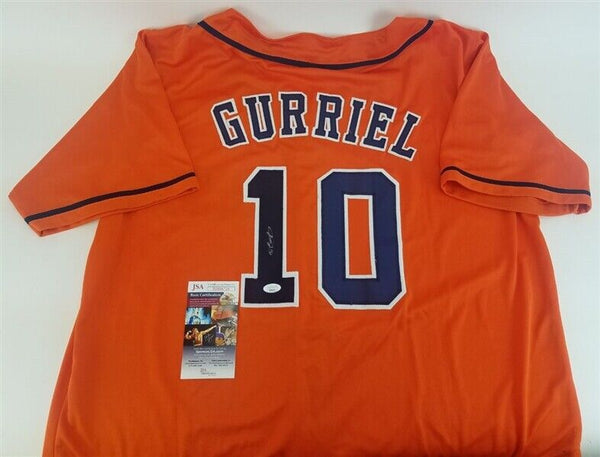 Yuli Gurriel Autographed Custom Houston Astros Jersey (JSA)