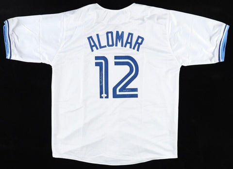 Roberto Alomar Signed Toronto Blue Jays Jersey Inscribed "HOF 2011" (JSA)