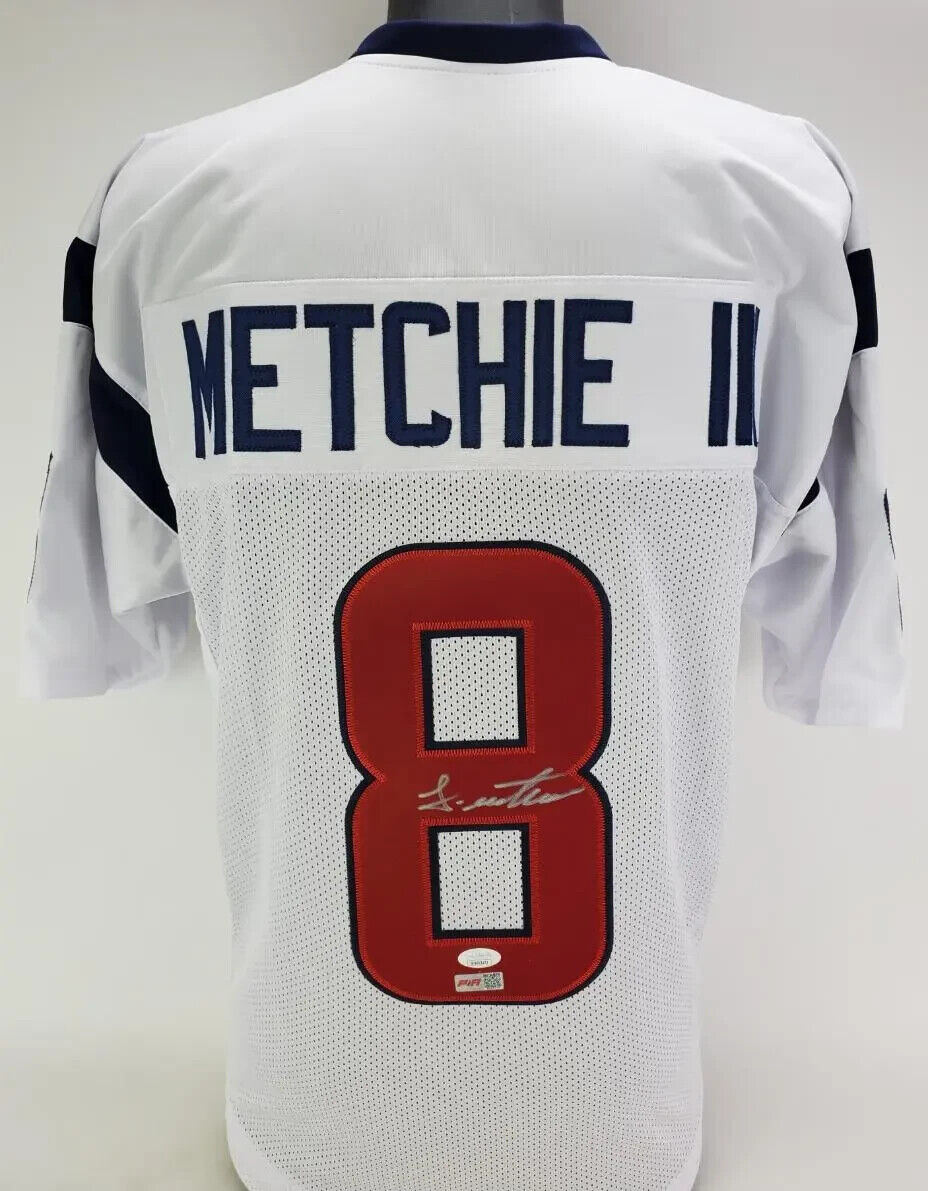 John Metchie II Signed Houston Texans Jersey (JSA COA) 2022 2nd Round Pick W.R.