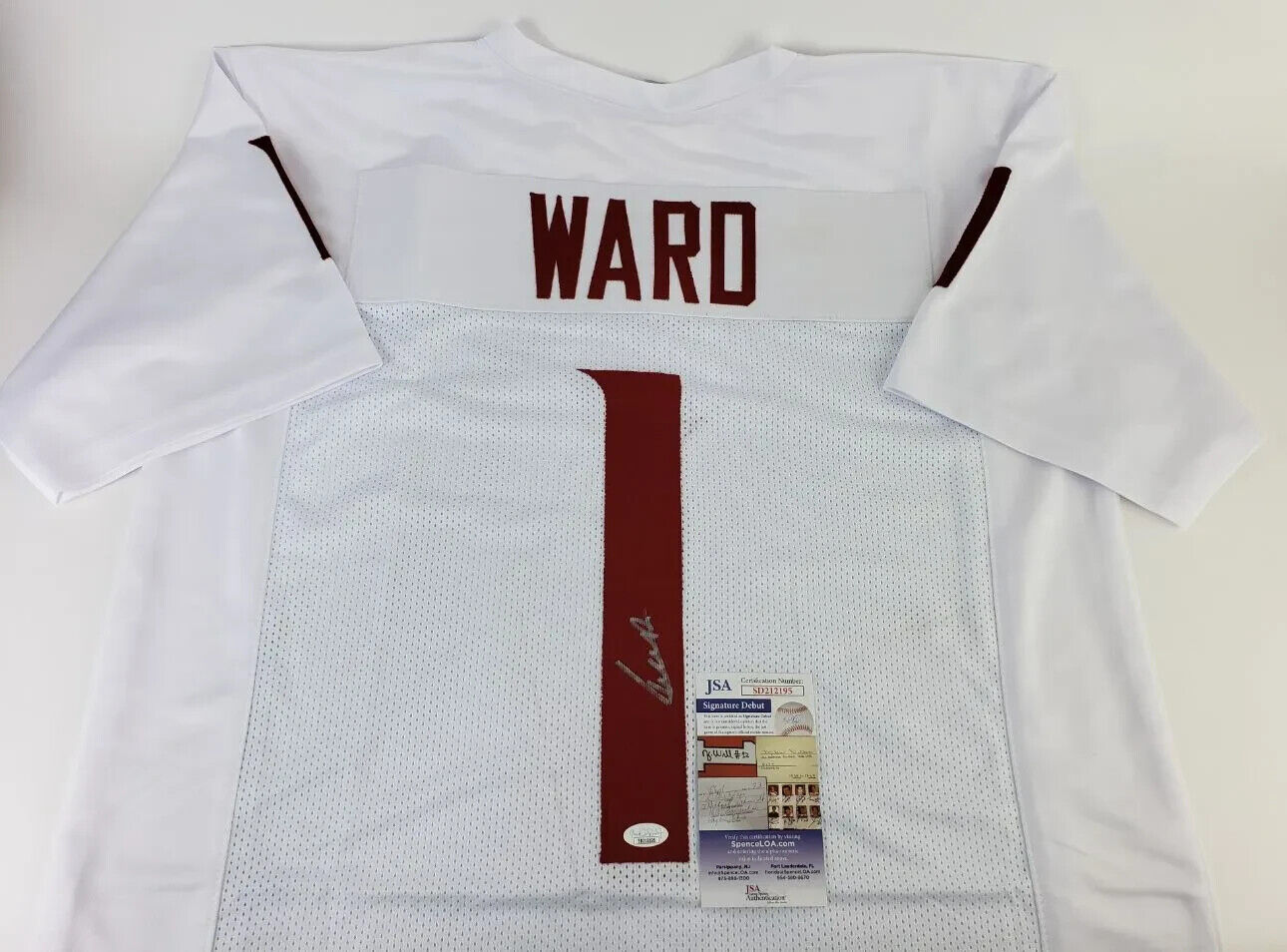 Cameron Wade Signed Washington State Cougars Jersey (JSA COA)2023 Jr Quarterback