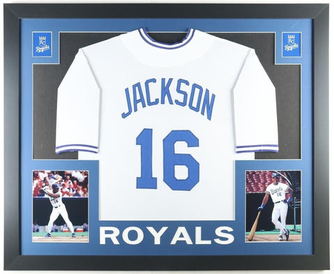 Bo Jackson Kansas City Royals 35x43 Framed Jersey / MLB All Star & NFL Pro Bowl