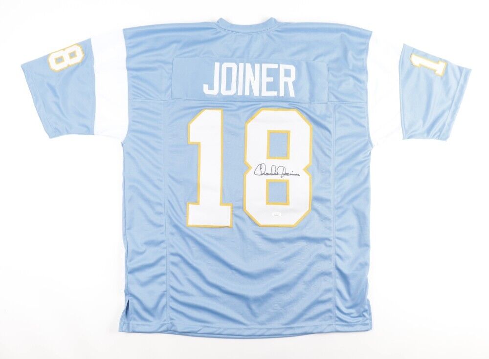 Charlie Joiner Signed San Diego Chargers Jersey (JSA) 3xPro Bowl Wide Receiver