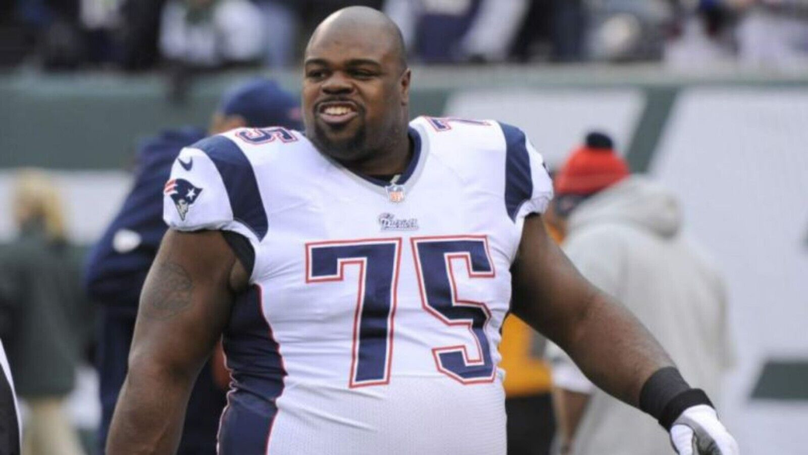 Vince Wilfork Signed New England Patriot Mini Helmet /JSA COA 2xSuper Bowl Champ