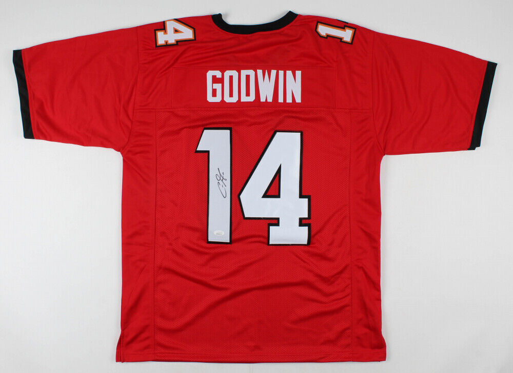 Chris Godwin Signed Tampa Bay Buccaneers Jersey (JSA COA) 2017 3rd Round Pick WR