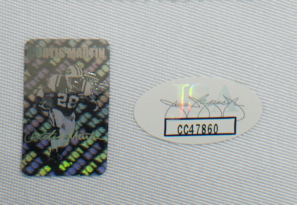 Curtis Martin Signed New York Jets Jersey (JSA COA & Martin Hologram) H.O.F. RB