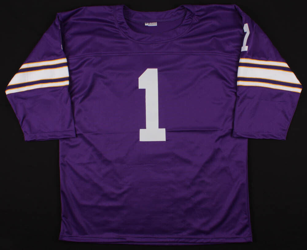 Bud Grant Signed Vikings Highlight Stat Jersey Inscribed "HOF '94" (TSE COA)