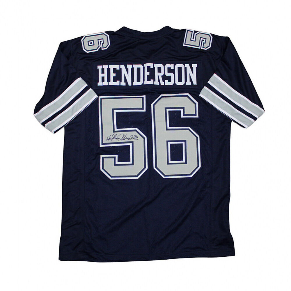 Hollywood Henderson Signed Dallas Cowboys Jersey (JSA COA) Pro Bowl Linebacker