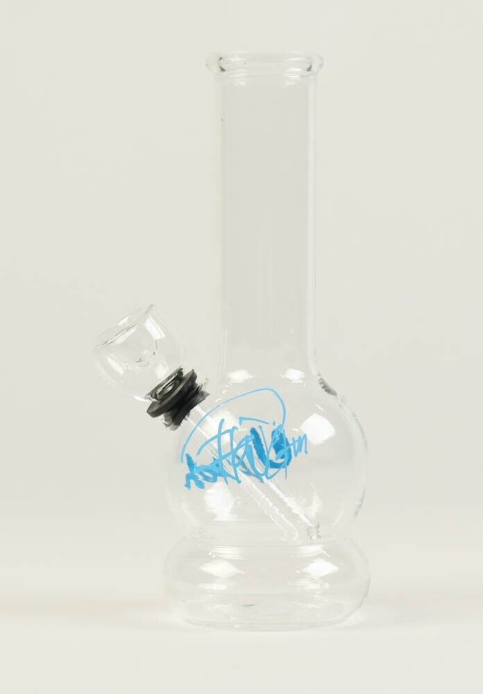 Tommy Chong & Cheech Marin Signed Chech & Chong 6 Inch Glass Bong (JSA COA)