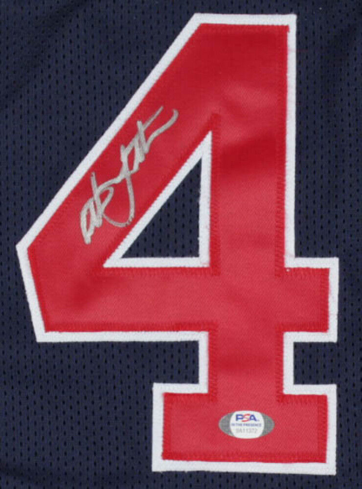 Christian Laettner Signed Team USA Jersey (PSA COA) 1992 Gold Medal Dream Team