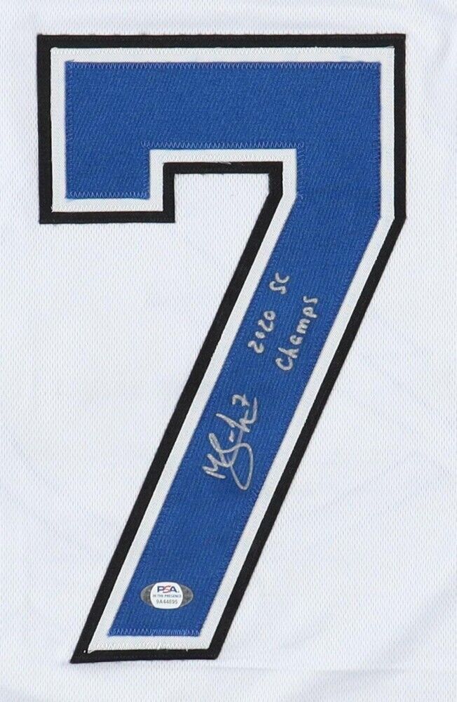 Mathieu Joseph Signed Tampa Bay Lightning Jersey (PSA) 2xStanley Cup Champion