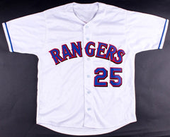 Rafael Palmeiro Signed Texas Rangers Jersey (JSA) 500 Home Run / 3000 Hits Club
