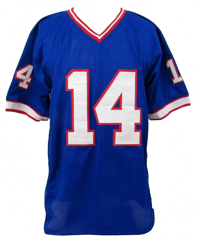 Frank Reich Signed Buffalo Bills Jersey (JSA COA) Jim Kelly's Back Up 1985–1994