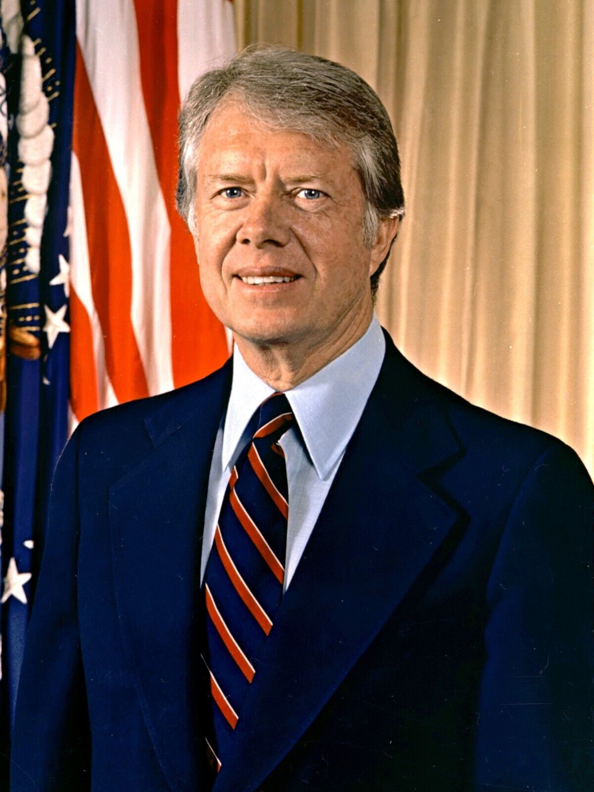 39th President o/t United States Jimmy Carter Signed 2x5 Cut (PSA Encapsulated)