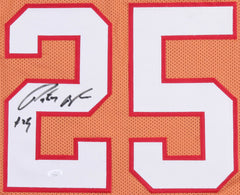 Peyton Barber Signed Buccaneers Throwback Orange Creamsicle Jersey (JSA COA)