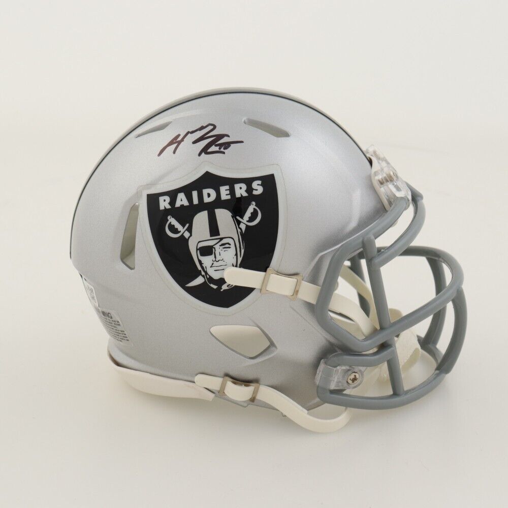 Hunter Renfrow Signed Oakland Raiders Mini Helmet (JSA COA) 2021 Pro Bowl WR