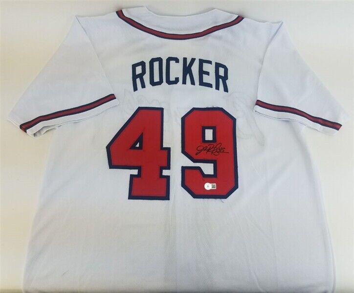 John Rocker Signed Atlanta Brave Jersey (Beckett COA) Mr Controversial statement