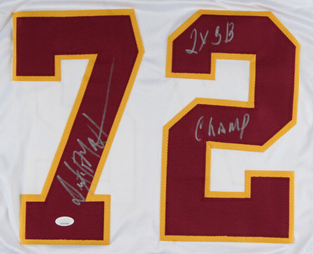Dexter Manley Signed Washington Redskins Jersey (JSA COA) 2×Super Bowl Champ D.E