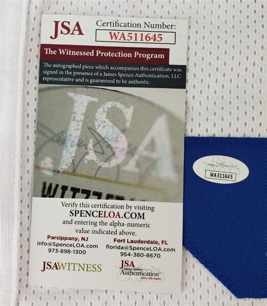 Brock Marion Signed Dallas Cowboys White Home Jersey "2x SB Champs" (JSA COA)