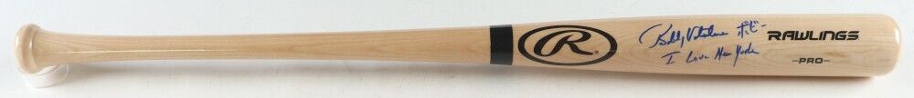 Bobby Valentine Signed Rawlings Bat w/ Multiple Inscriptions (JSA) Mets Manager