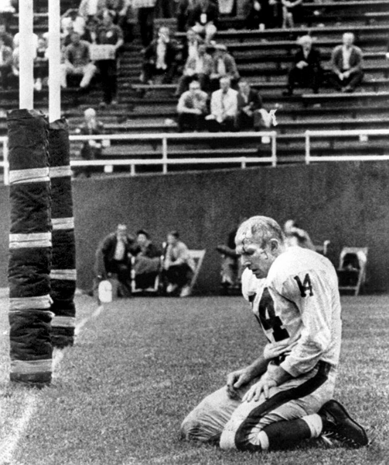 Y.A.Tittle Signed New York Giants Jersey Inscr "HOF 71" (JSA COA) 7×Pro Bowl Q.B