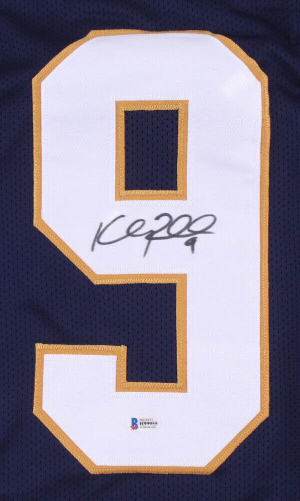 Kyle Rudolph Signed Notre Dame Fighting Irish Jersey (Beckett COA) Vikings T.E.