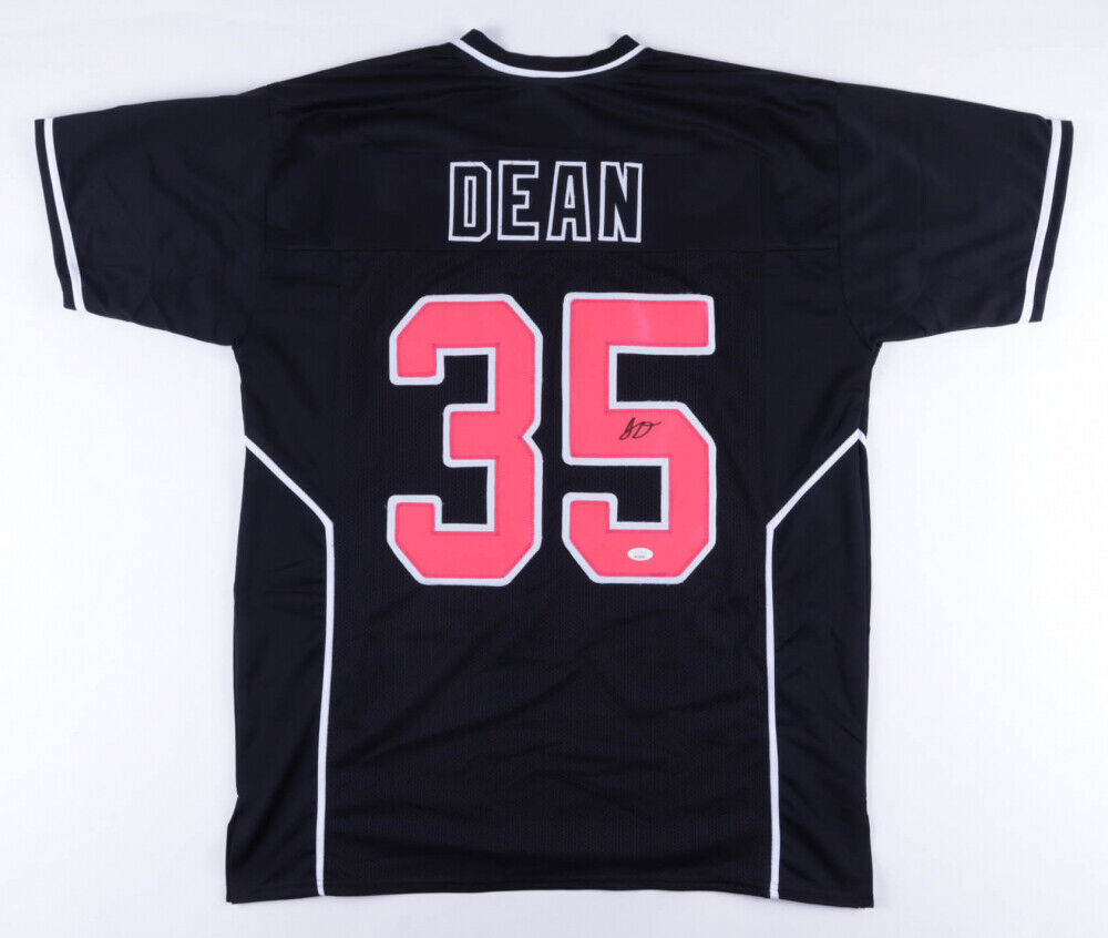 Jamel Dean Signed Buccaneers Jersey (JSA COA) Tampa Bay 2019 3rd Round Pick