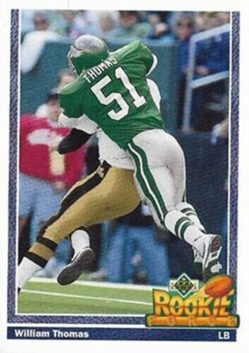 William Thomas Signed Eagles Jersey (JSA COA) Philadelphia 2xPro Bowl Linebacker