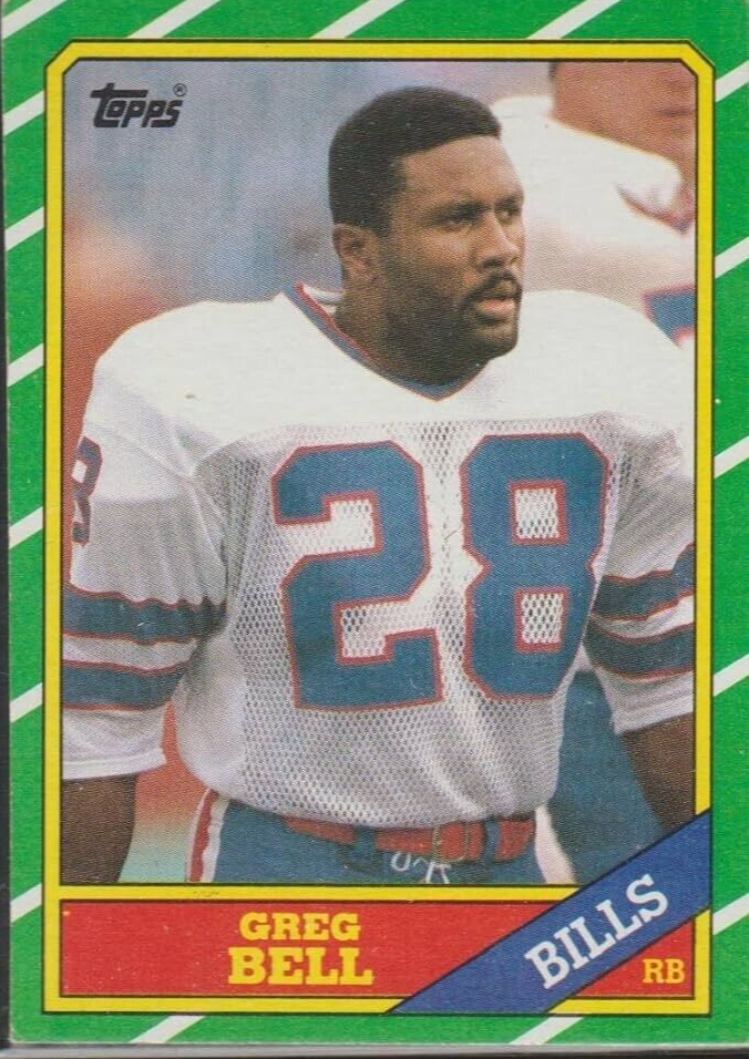 Greg Bell Signed Buffalo Bills (JSA COA) 1984 1st Round Draft Pick Notre Dame RB