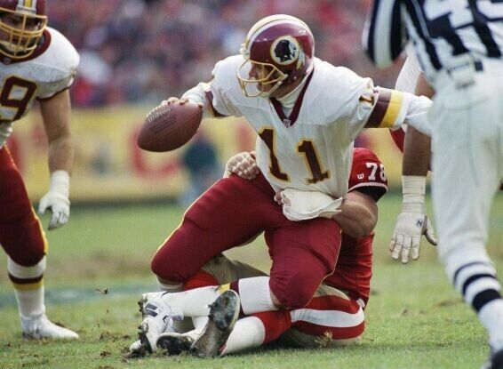 Mark Rypien Signed Washington Redskins Jersey Inscribed SB XXVI MVP (JSA COA) QB