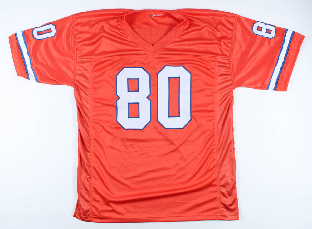 Rick Upchurch Signed Broncos Jersey (JSA COA) Denver All Pro Wide Receiver