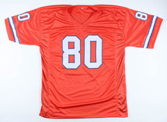 Rick Upchurch Signed Broncos Jersey (JSA COA) Denver All Pro Wide Receiver