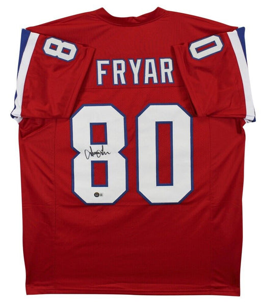 Irving Fryar Signed New England Patriots Jersey (Beckett) Super