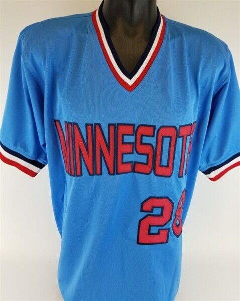 Bert Blyleven Signed Minnesota Twins Powder Blue Throwback Jersey (JSA COA) HOF