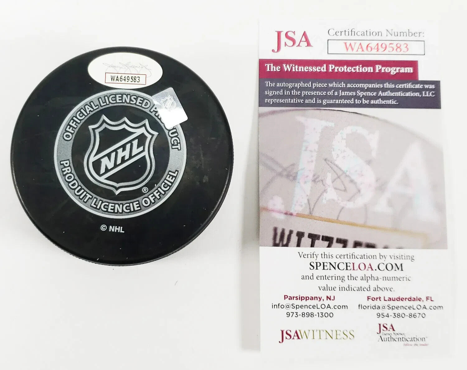 Nikita Kucherov & Andrei Vasilevskiy Signed 2023 All Star Game Puck (JSA COA)