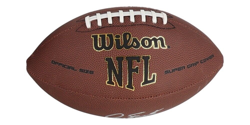 Dan Fouts Signed NFL Football (Schwartz COA) San Diego Chargers All Pro Q.B.