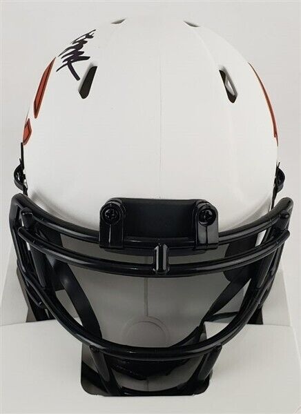 D.J. Moore Signed Chicago Bear Lunar Eclipse Alternate Speed Mini Helmet Beckett
