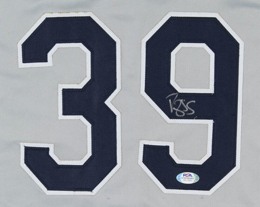 Darryl Strawberry Signed New York Yankees Jersey (PSA COA) 3xWorld Series Champ