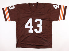 Mike Pruitt Signed Cleveland Browns Jersey (JSA COA) 2×Pro Bowl Full Back