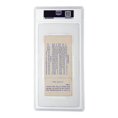 Reggie Jackson Signed 1982 New York Yankees A.L.C.S Ticket (PSA 10 Encapsulated)
