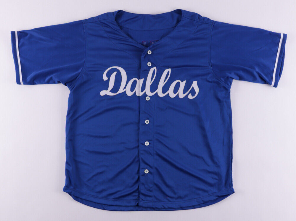 Delino DeShields Jr. Signed Texas Rangers Dallas / Throwback Jersey (JSA COA)