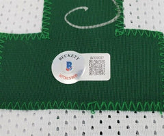 Charlie Scott Signed Celtics Picture Jersey Inscribed "HOF 2018" (JSA COA)