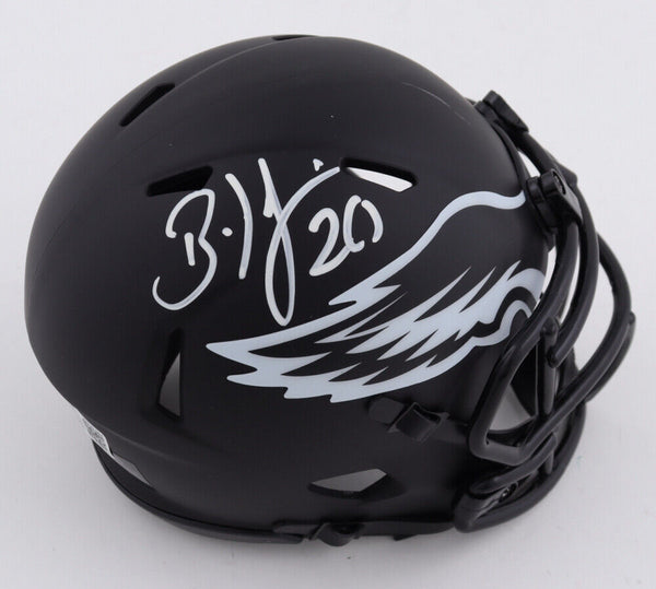 Brian Dawkins Autographed Eagles Lunar Speed Mini Helmet- Beckett W *G –  The Jersey Source